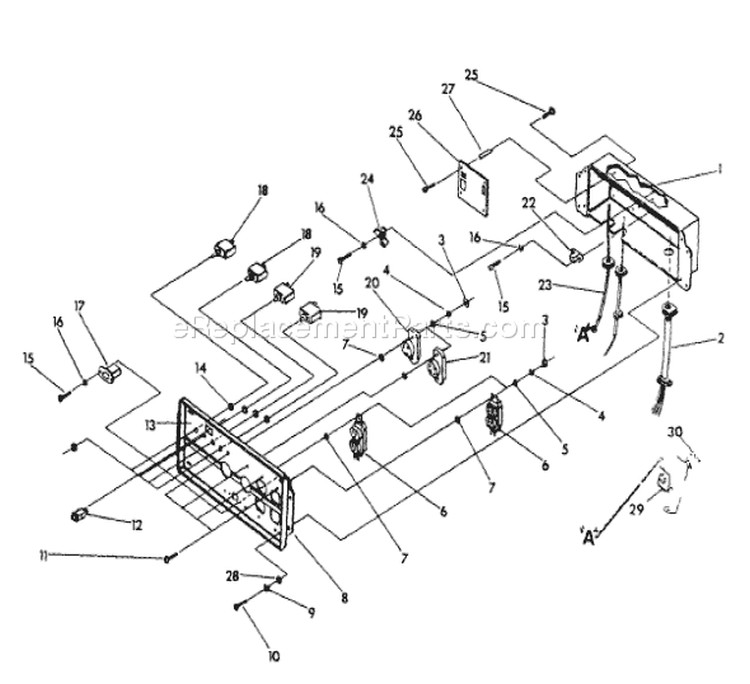 Page C Diagram and Parts List for 9782-4  Briggs and Stratton Generator